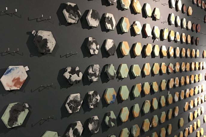 India pavilion at Abwab, part of Dubai Design Week, Dubai 