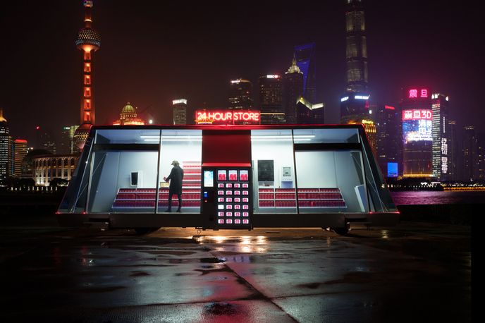 Moby Mart by Wheelys, Shanghai