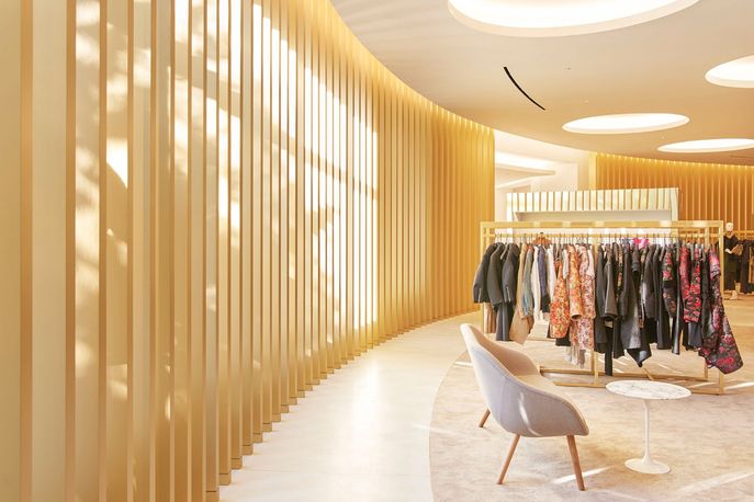 Saks Fifth Avenue, Brookfield Place by Found Associates, New York. Photography by Jason Schmidt