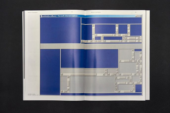 Electronic Superhighway exhibition catalogue designed by Julia, London