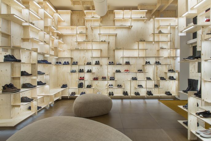 Camper store by Kengo Kuma, Milan, Photography by Zeno Zotti