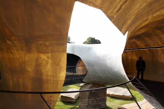 Folly, Serpentine Pavilion 2014 by Smiljan Radić, London