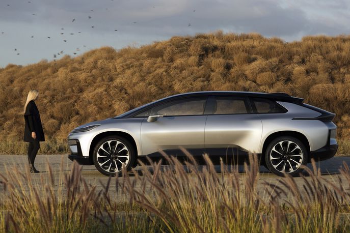 FF 91 car by Faraday Future, Las Vegas