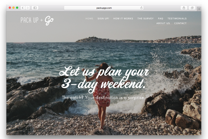 Pack Up + Go, US