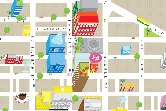 Great Melbourne Treasure Hunt Map