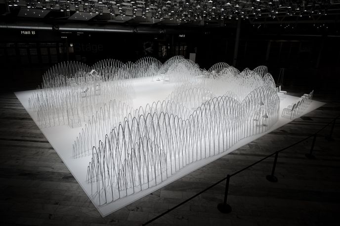 Nendo installation, Stockholm Furniture Fair