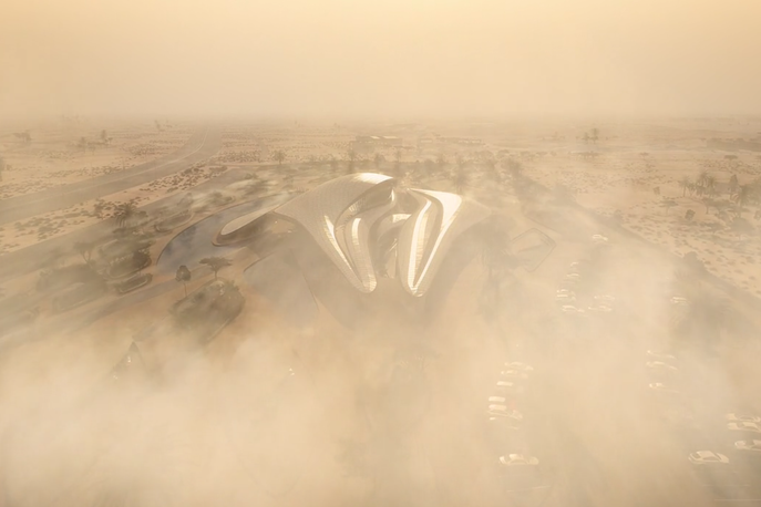 Bee'ah headquarters by Zaha Hadid Architects