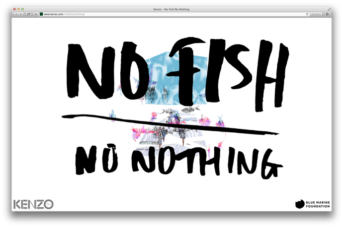 Kenzo No Fish Microsite by OK Focus