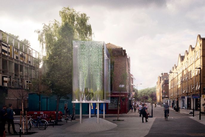 Forests installation by Asif Khan and MINI LIVING at the London Design Festival 2016