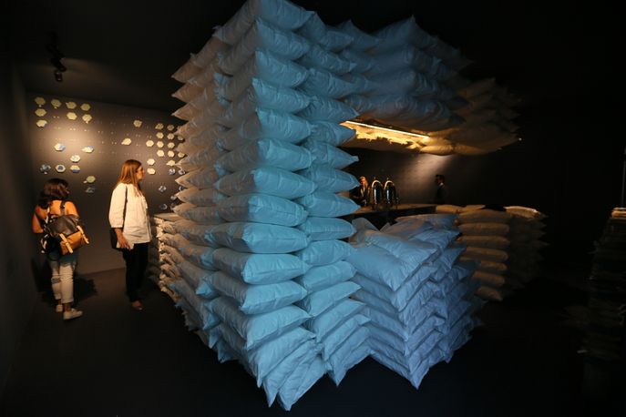 India pavilion at Abwab, part of Dubai Design Week, Dubai 