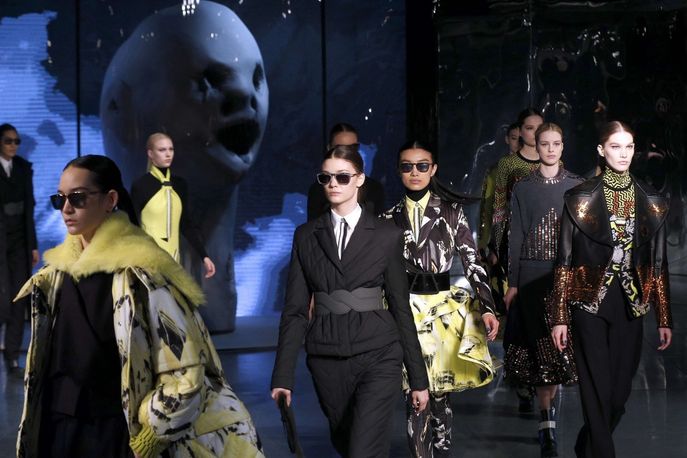 Kenzo AW14 catwalk show