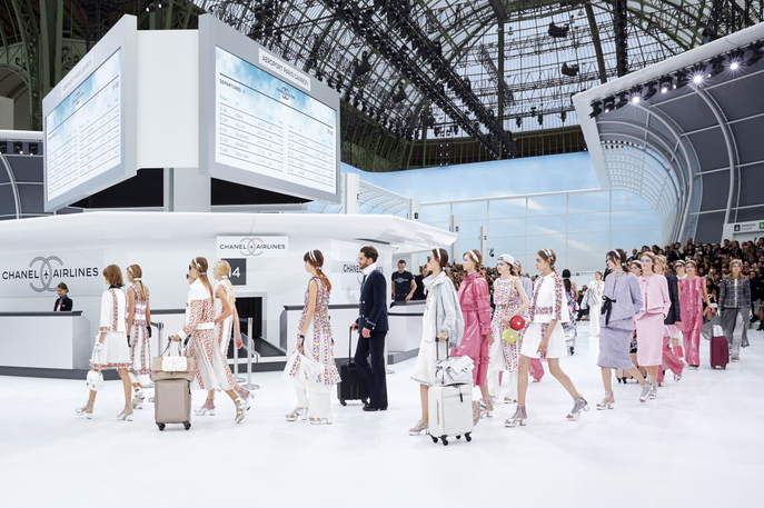 Chanel Airlines Spring summer 2016 show invitation, Paris