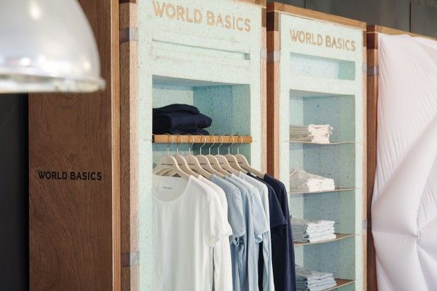 World Basics Pop-up Store by Schemata Architects