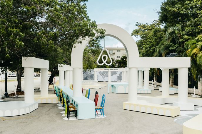 Belong. Here. Now. Airbnb installation at Design Miami 2015