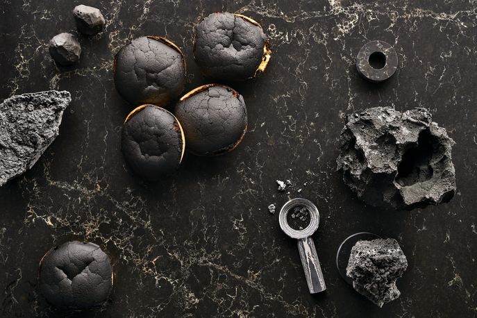 A Material Menu: Designs for the Culinary Aesthetic by Caesarstone and Arabeschi di Latte, UK.