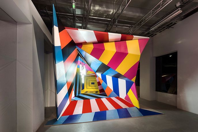 Hallucinogen by Maser at the Perspective Playground exhibition by Olympus, Paris