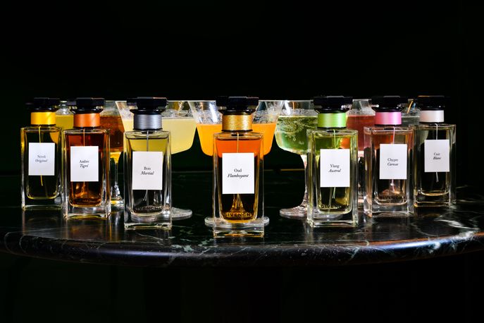  Parfums Givenchy cocktails at The Green Room, Hotel Café Royal, London