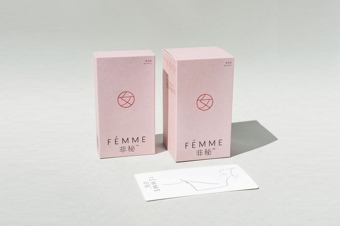 Fémme packaging by Pearlfisher