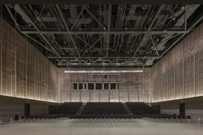 The Hub Performance and Exhibition centre by Neri&Hu, Shanghai. Photography by Dirk Weiblen
