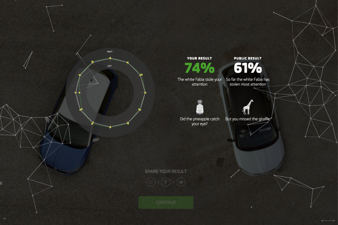 Fight For Attention by 18 Feet & Rising for Skoda, London