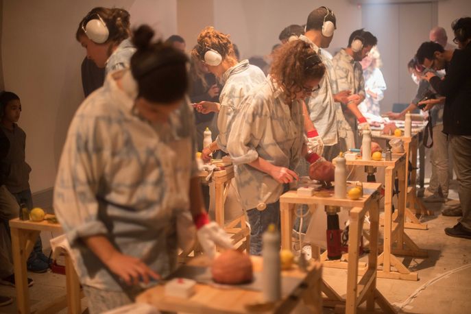 Blow Dough event during the Jerusalem Design Week