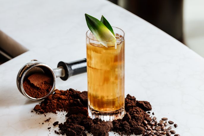 Coffee cocktail by Duck & Waffle, London