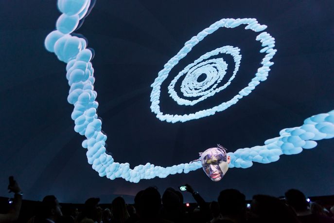 Collective Reality installation by Artsy, Soundcloud and Faena Art, Miami