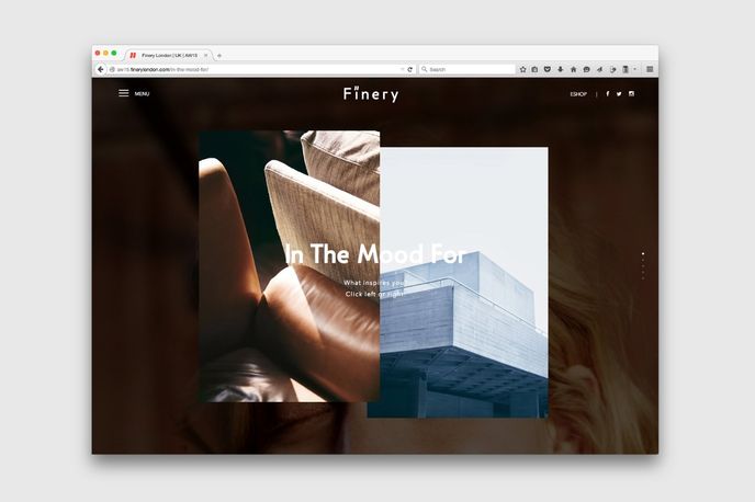 In the Mood For online feature from Finery, UK
