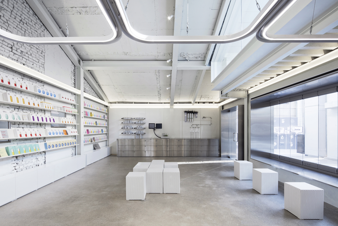 Dr. Jart Flagship Store by Betwin Space Design, Seoul. Photography by Yong-joon Choi