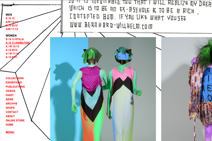Bernhard Willhelm website