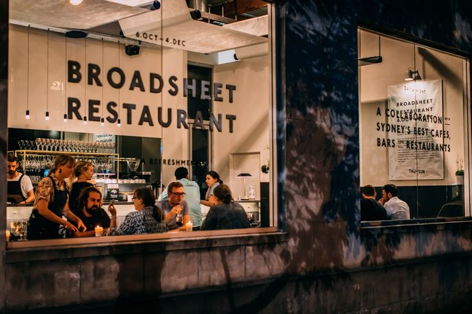 Broadsheet Restaurant, Australia. Photography by Nikki To
