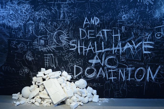 The Future Was Written by Daniel Arsham at Design Miami/ 2015