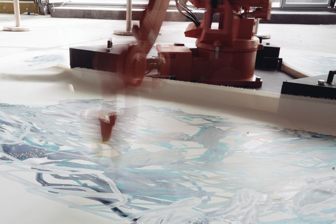 Robotic Painting installation by the Dutch Creative Industry