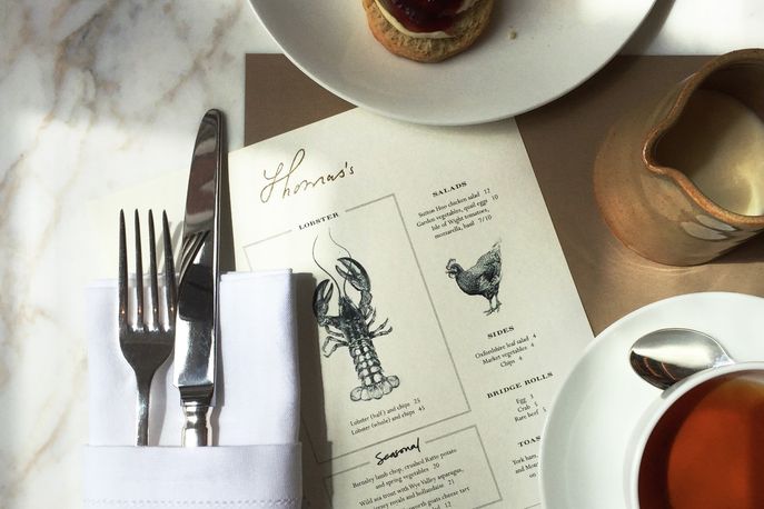 Thomas's café at Burberry Regent Street store, London