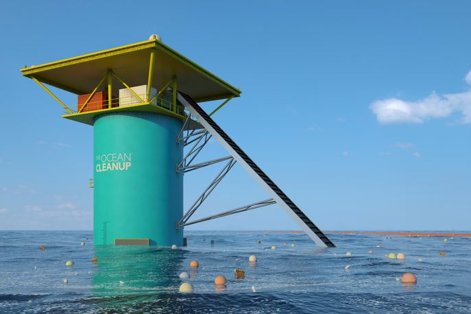 The Ocean Clean Up by Bayan Slat, The Netherlands