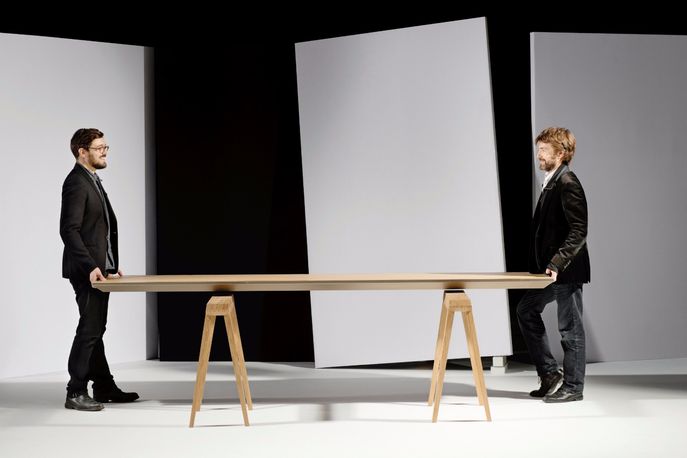 Climate Control Table as part of the Zero Energy Furniture range by Jean-Sébastien Lagrange and Raphaël Ménard, Milan