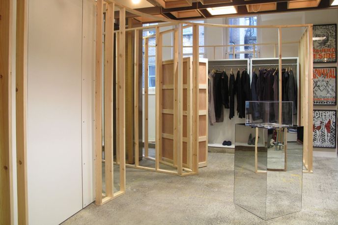 Construction Interrupted by Rei Kawakubo for Dover Street Market