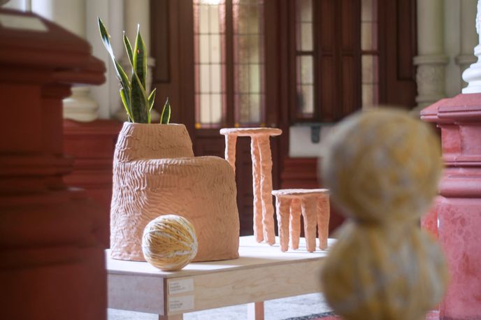 Terracotta Furniture by Chris Wolston for Sight Unseen OFFSITE