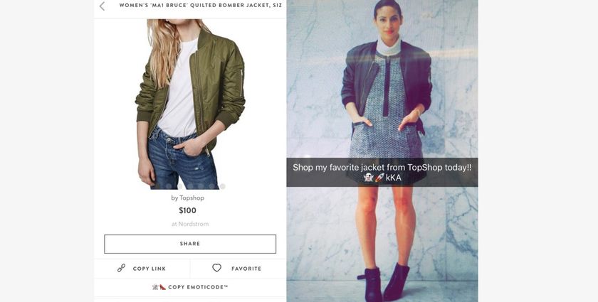 Screenshot shopping