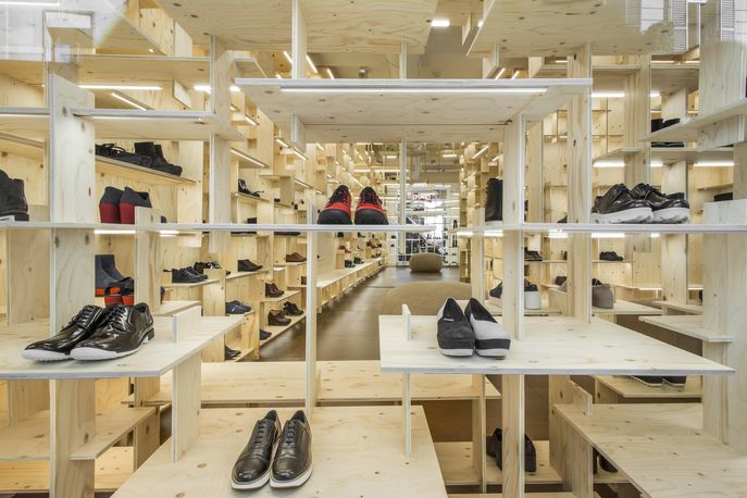 Camper store by Kengo Kuma, Milan, Photography by Zeno Zotti