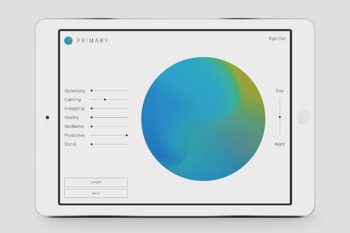 Primary branding by DIA, New York