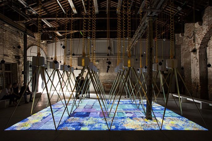 Losing Myself hosted by the Irish Pavilion at Venice Architecture Biennale, Venice. Photography by Riccardo Tosetto