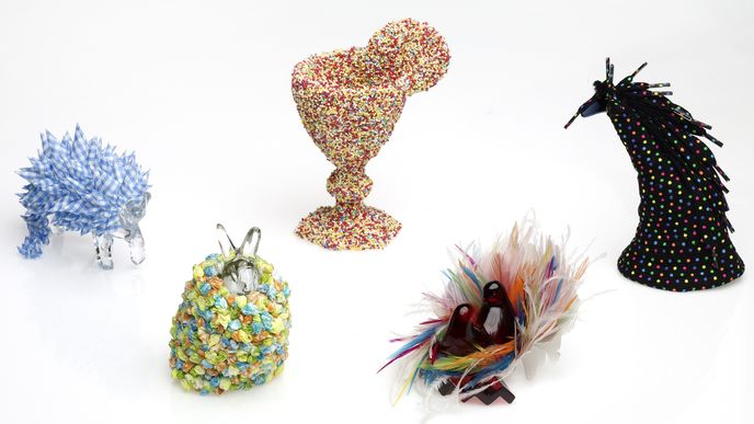 Party Animals by Doris Zaiser at ECAL for Baccarat