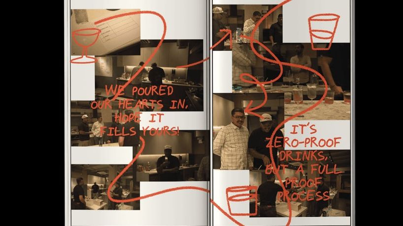 Burma Burma Restaurant zine by Naughty Naughty Studio, India