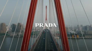Prada’s 2025 Qixi campaign turns Shanghai’s bridges into a stage for love