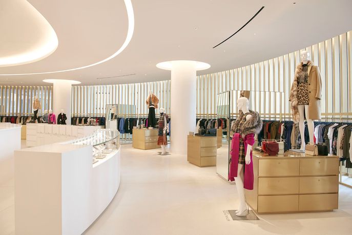 Saks Fifth Avenue, Brookfield Place by Found Associates, New York. Photography by Jason Schmidt