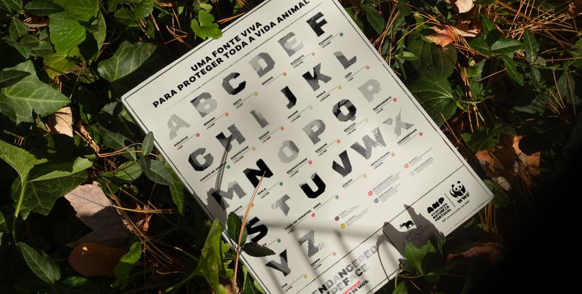 New ‘living font’ raises awareness of the sixth mass extinction