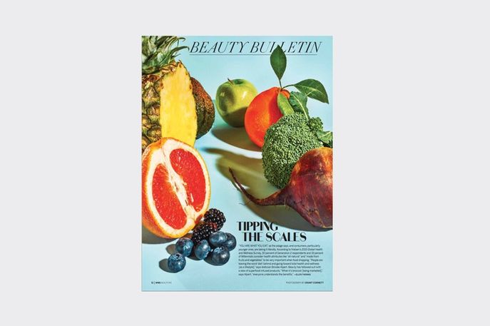 Screenshot of WWD Beauty Inc magazine March 2016 issue