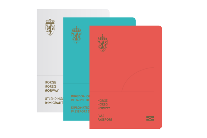 Norwegian passport by Oslo design studio Neue,