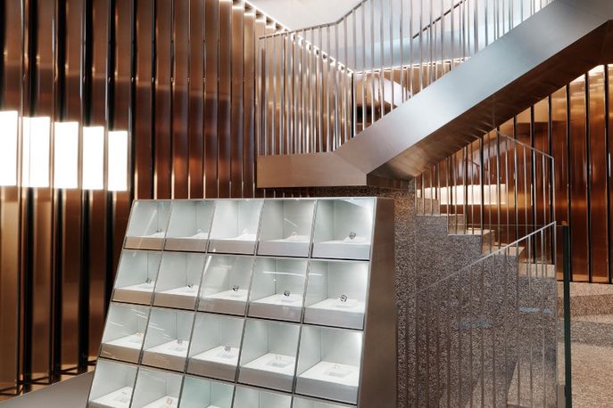 Repossi Place Vendome flagship store by OMA, Paris. Photography by Cyrille Weiner